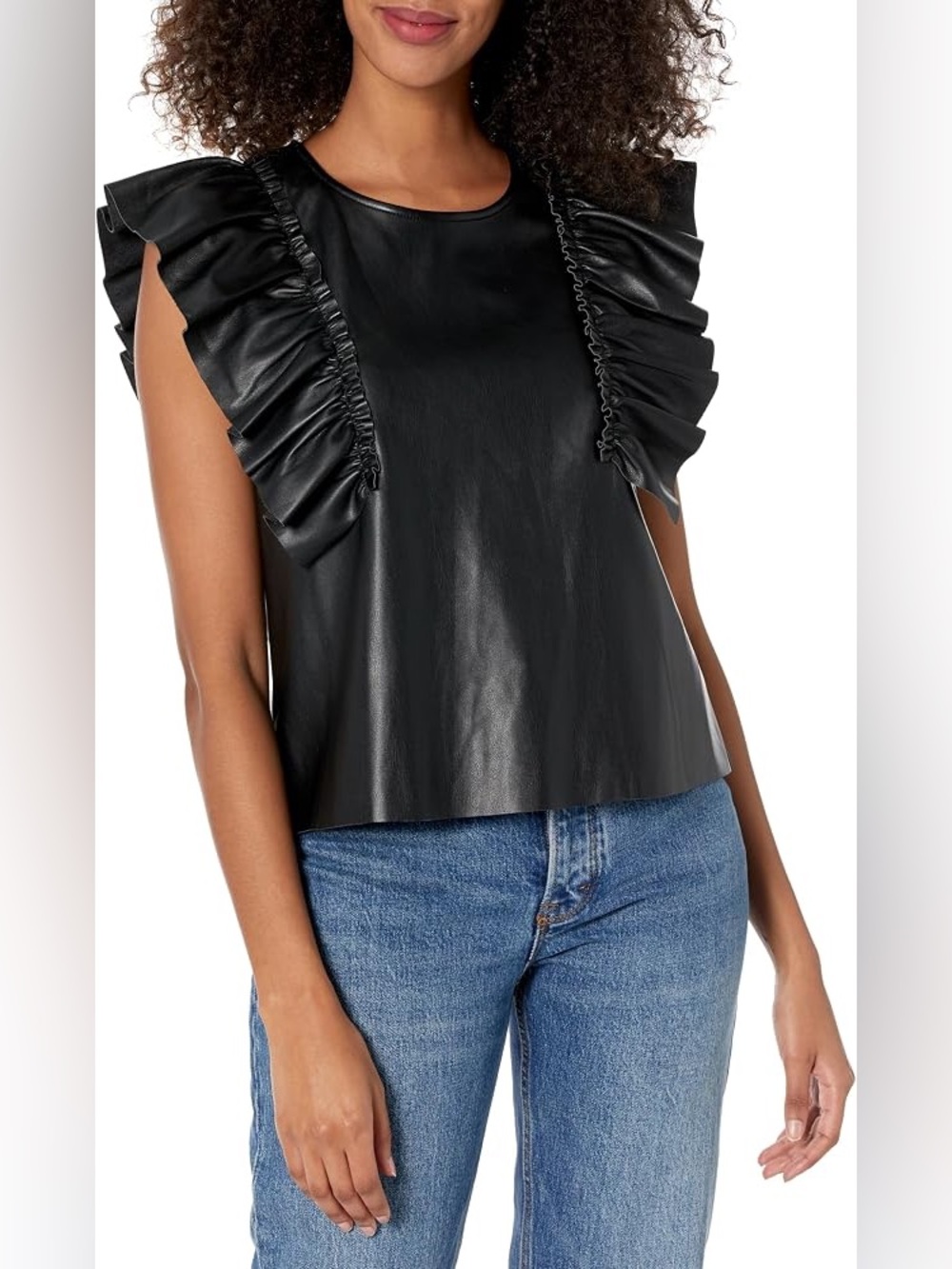 Joes Jeans Faux Leather Top